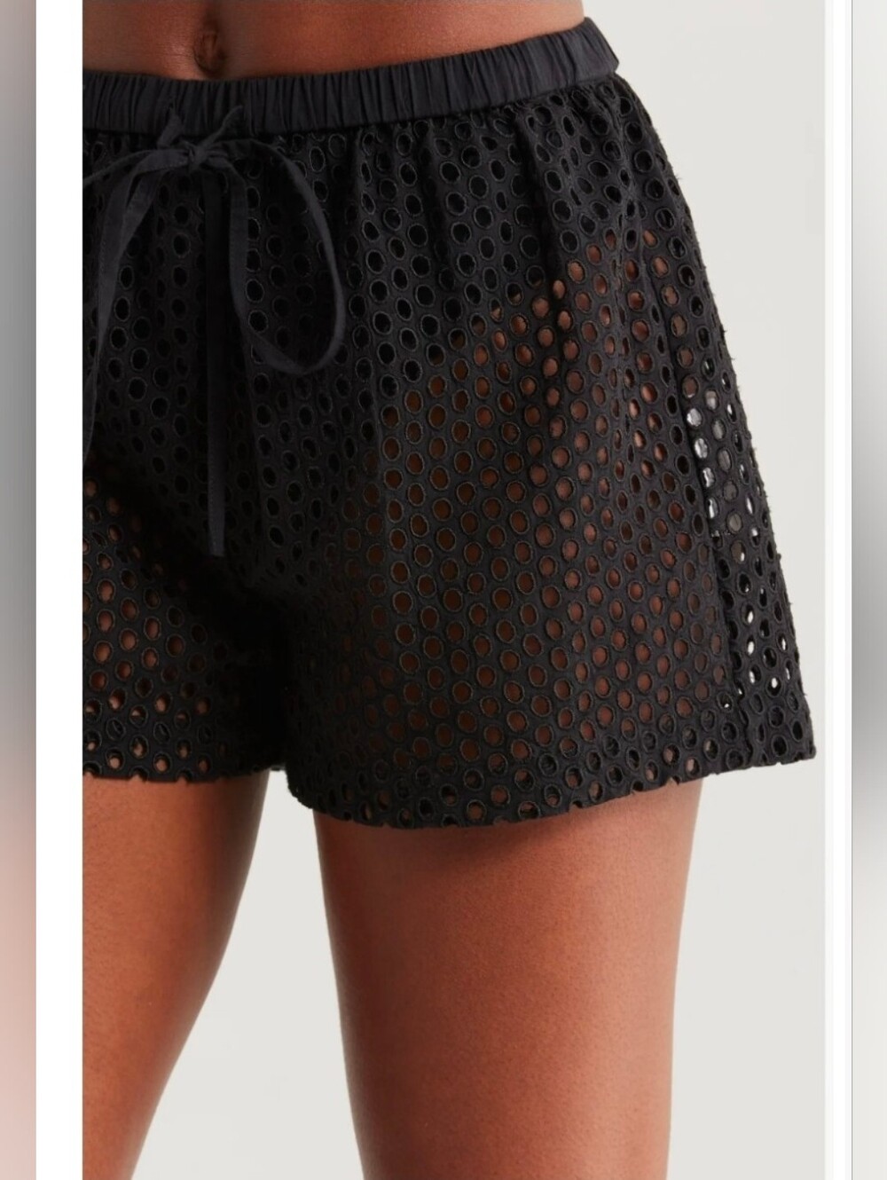 Solid & Striped Black The Nancy Short Size Large NWT $158